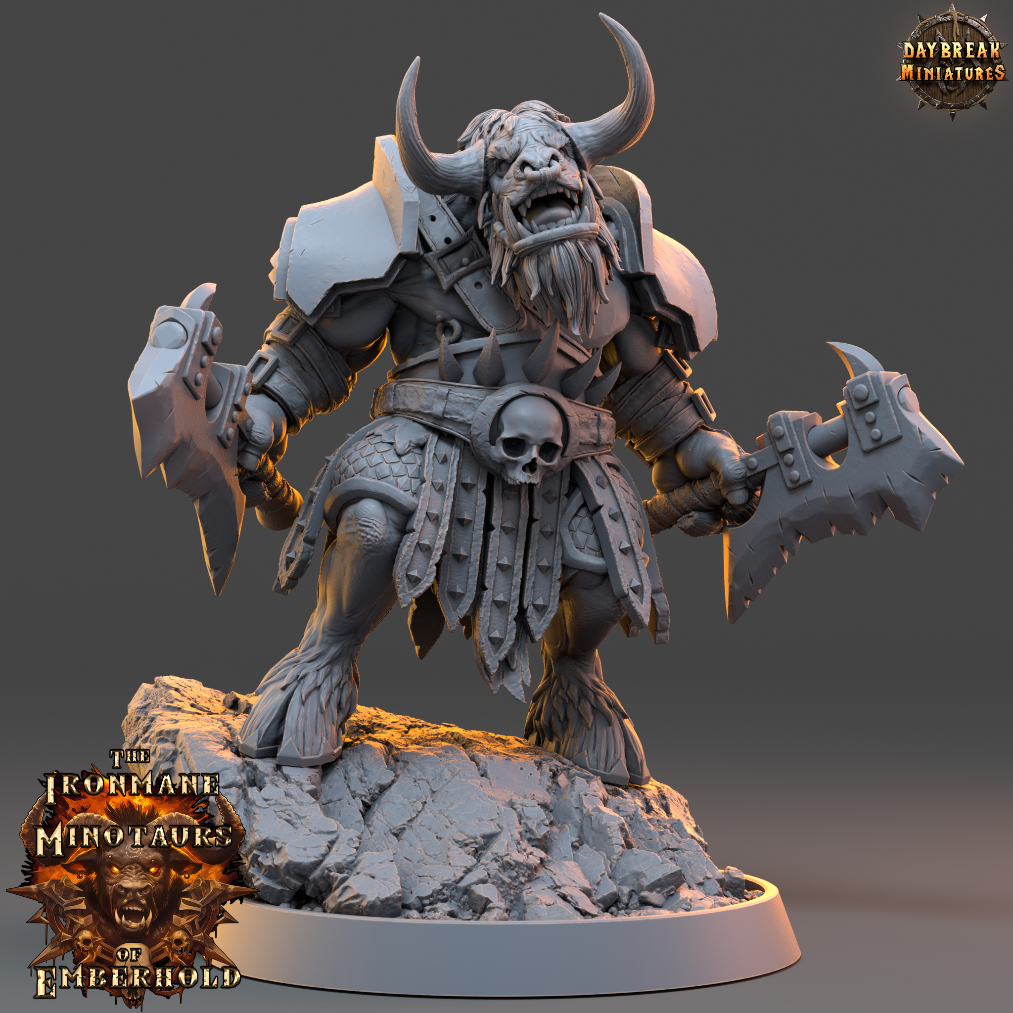 Kharnus Firehorn - The Ironmane Minotaurs of Emberhold